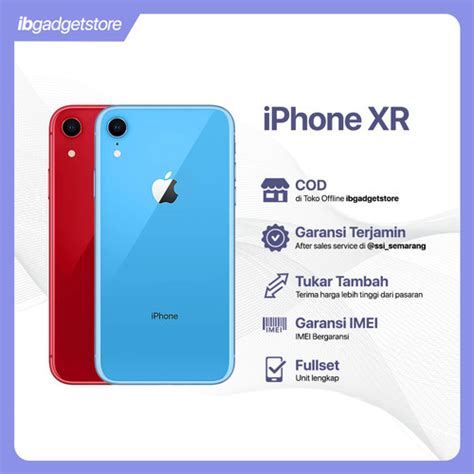 Promo IPhone XR 128GB 64GB BEKAS ORIGINAL 100 MULUS NORMAL FULLSET