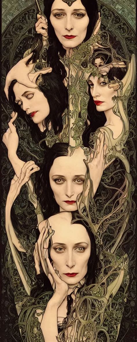 Stunning Hyperdetailed Art Nouveau Portrait Of Eva Stable Diffusion