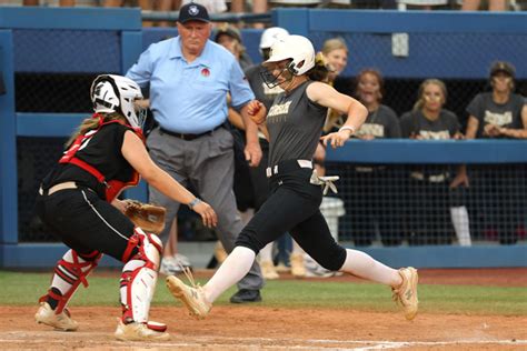 Oklahoma High School Slowpitch Softball Mustang Tecumseh Silo Win Class 6a 4a Titles