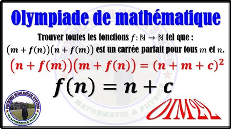 Oim Olympiade De Math Matique Youtube