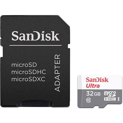 Cart O De Mem Ria Sandisk Micro Sd Ultra Gb Kabum