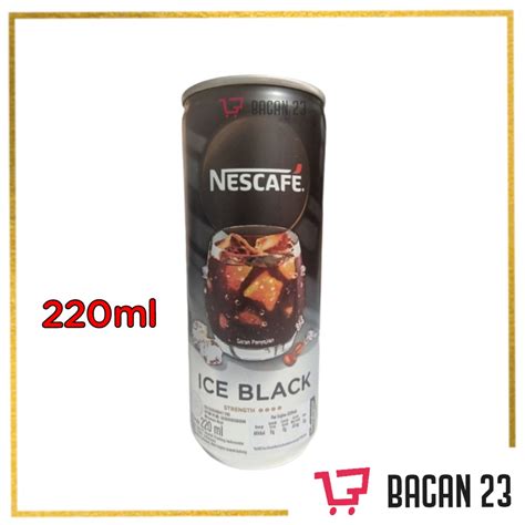 Jual Nescafe Ice Black Kaleng Ml Kopi Kemasan Kaleng Kopi