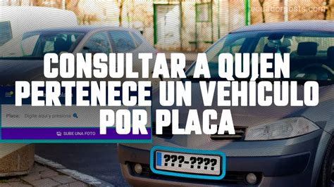 Buscar El Propietario De Un Vehículo Por Placa