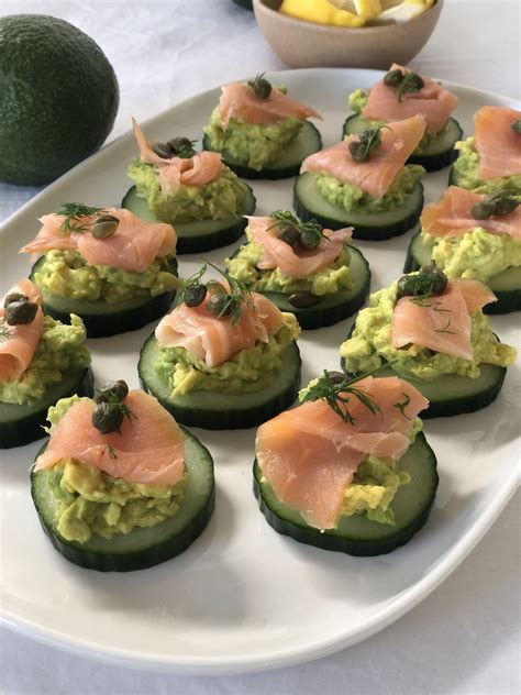 Smoked Salmon And Avocado Bites The Avo Tree