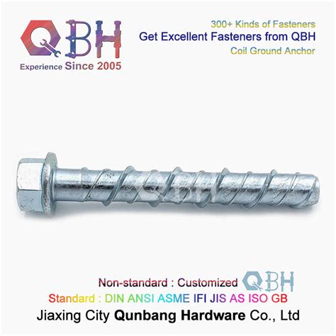 Self Tapping Concrete Bolt Masonry Screw Anchor Screw And Bolt