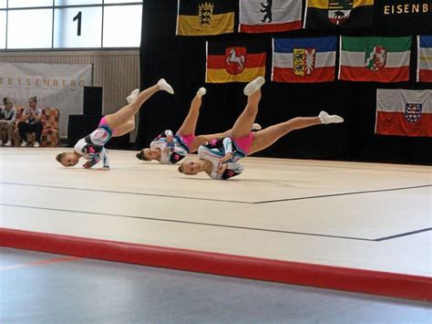 Deutsche Meisterschaften im Aerobicturnen in Eisenberg Tränen der