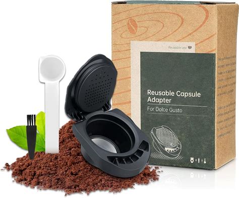 Amazon FOXNSK Adaptador de cápsula reutilizable para Dolce Gusto