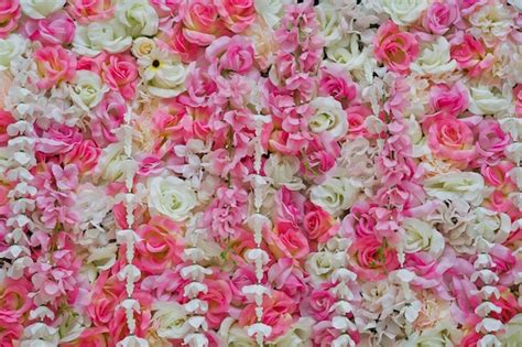 Premium Photo Wedding Flower Backdrop Background Colorful Background