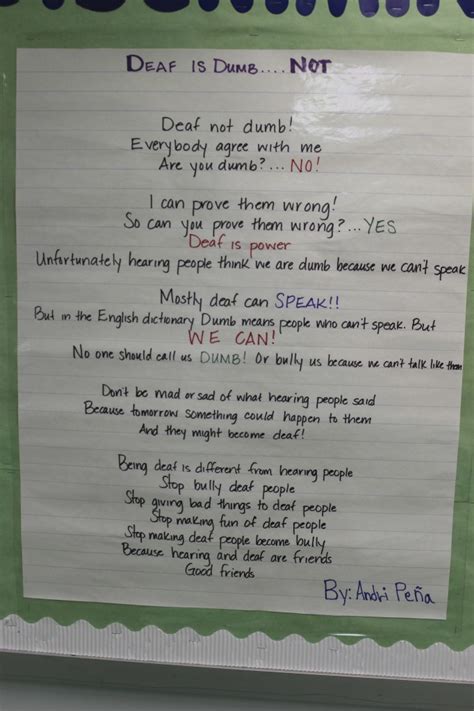 Deaf And Hard Of Hearing Students Pen Anti Discrimination Poems Harry