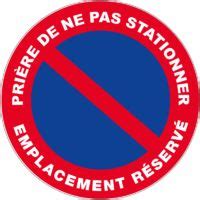 Panneau Pri Re De Ne Pas Stationner Emplacement R Serv Rigide Mm