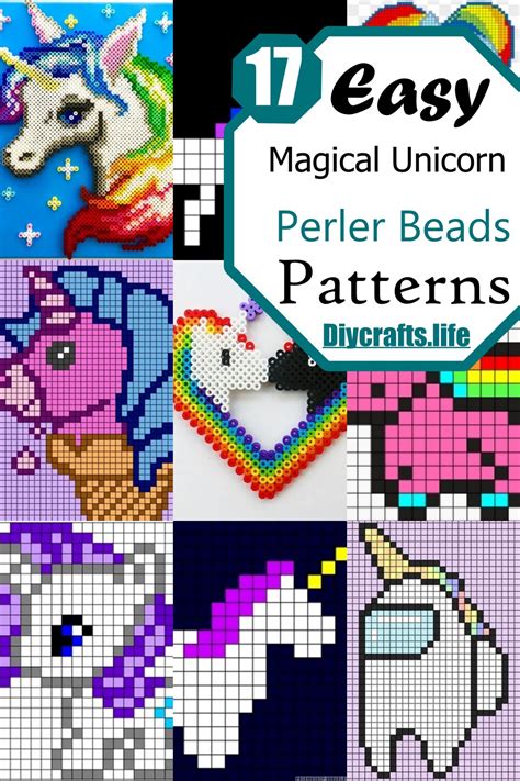 Intersection Preview Genuine Easy Unicorn Perler Bead Pattern Regret