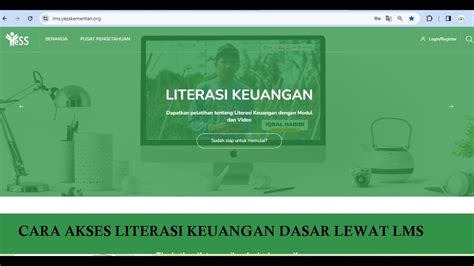 Tutorial Akses Literasi Keuangan Dasar Melalui Lms Program Yess Youtube