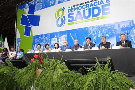 Defesa Do Sus Abertura Da 16ª Conferência Nacional De Saúde Reúne