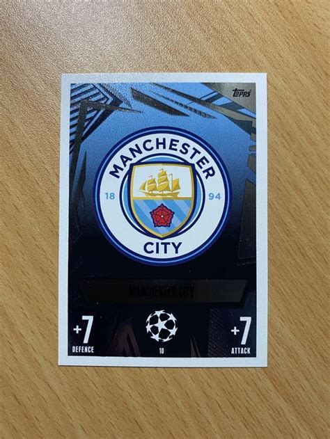 Topps Match Attax Team Badge Manchester City Kaufen Auf Ricardo