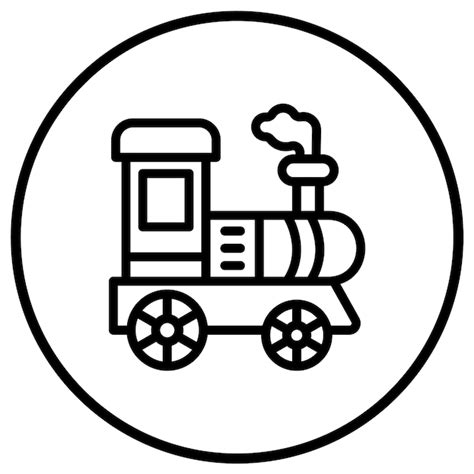 Premium Vector Locomotive Vector Icon Design Illustration