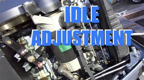 Mercury Outboard Motor Idle Adjustment