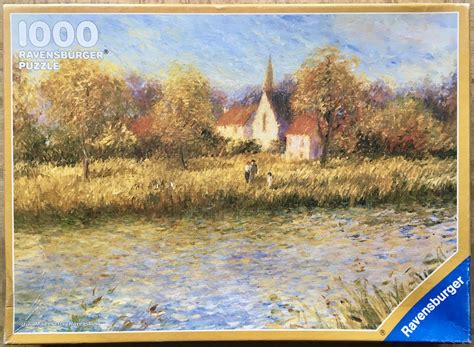 1000, Ravensburger, River Landscape - Rare Puzzles