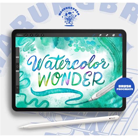 Jual Watercolor Wonder Brushes For Procreate Bp Shopee Indonesia