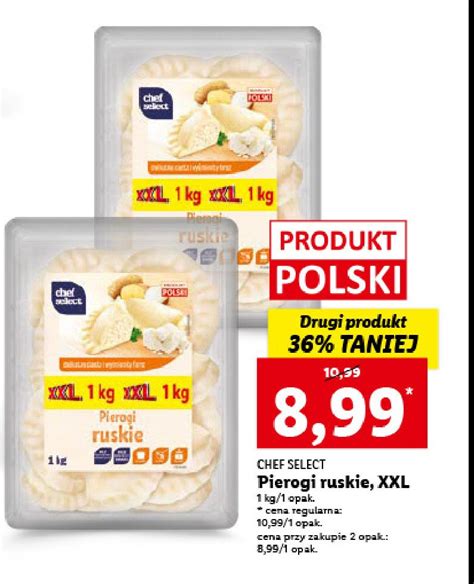 Pierogi Ruskie Chef Select Cena Promocje Opinie Sklep Blix Pl