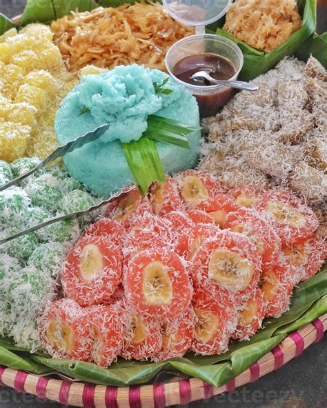 Jajan Pasar Assorted Indonesian Traditional Snacks And Cakes 46981617