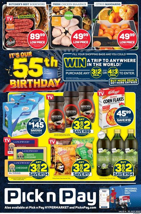 Pick N Pay Specials July Pick N Pay Catalogue Pnp Specials