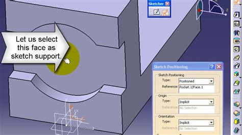 Catia V5 Understanding Positioned Sketch YouTube