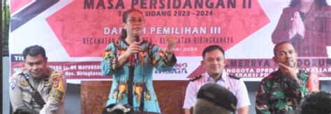 Galmerrya Kondorura Reses Di Dapil III Tampung Aspirasi Soal