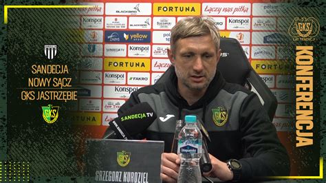 Gks Tv Konferencja Prasowa Po Meczu Z Sandecj Nowy S Cz