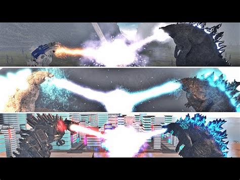 Titanus Godzilla S Beam Clash In Kaiju Universe Youtube