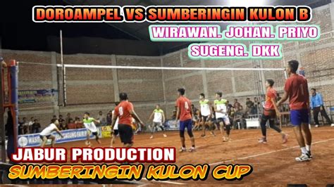 Putra Doroampel Vs Simberingin Kulon B Sumberingin Kulon Cup Youtube