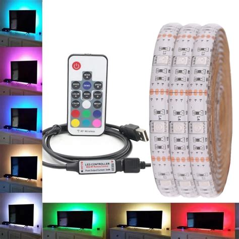 Rgb Led Strip Waterproof Dc V Usb Led Light Strips Flexible Bias