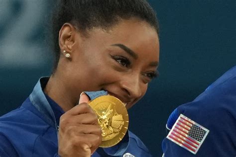 Simone Biles 2024 Olympic Medals Rita Verina