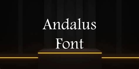 Andalus Font Free Download