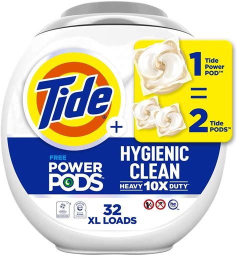 Tide Hygienic Clean Heavy Duty 10x Free Power PODS Laundry Detergent