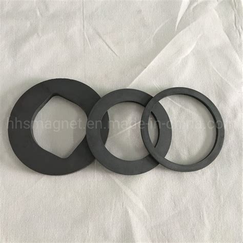 Y10t Hard Permanent Ceramic Ferrite Ring Magnet Magnetic Speaker Magnet