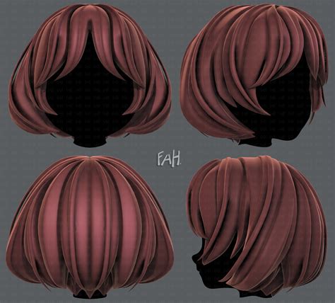 3d Hair Style For Girl V69 3d Model Zbrush Hair Drawing Hair Tutorial How To Draw Hair