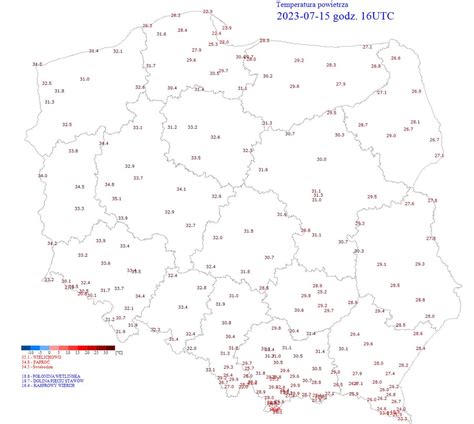 Imgw Pib Meteo Polska On Twitter Temperatura Powoli Zaczyna Spada