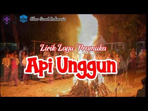 Lagu Pramuka Api Unggun Lirik YouTube