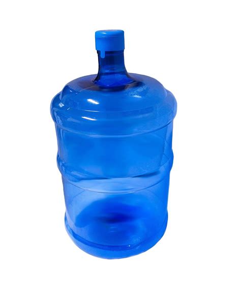 Blue Water Dispenser Round Container 5 gallons Capacity with Bottle ...