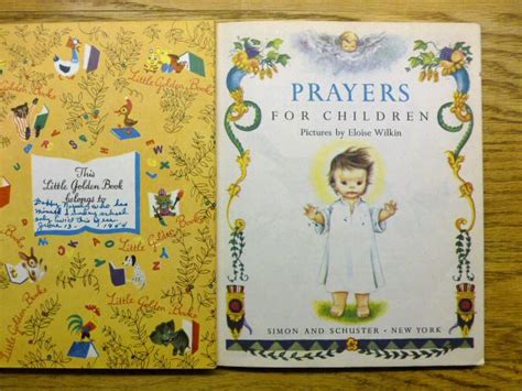 Two Little Golden Books Prayers For Children Different Illustrators