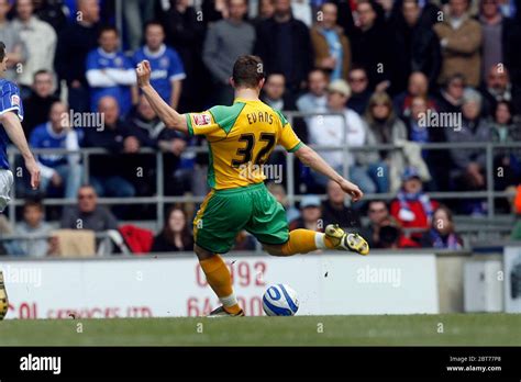 Ipswich Uk April Norwich S Ched Evans Opens The Scoring In The