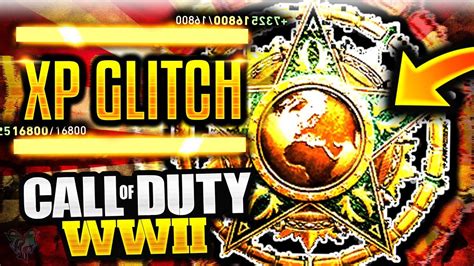 WW2 UNLIMITED XP GLITCH MASTER Prestige Glitch COD WW2 XP Glitch