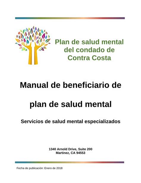 Pdf Manual De Beneficiario De Plan De Salud Mentalplan De Salud