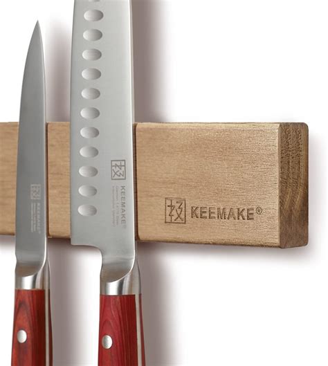 Amazon Keemake Magnetic Knife Holder For Wall Inch Acacia Wood