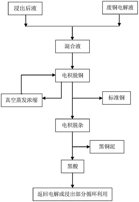 铜阳极泥浸出后液的处理方法与流程