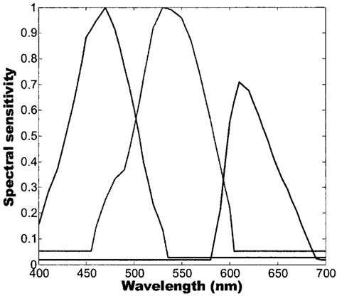 Spectral Sensitivity Functions Of The Retiga 1300 Digital CCD Camera