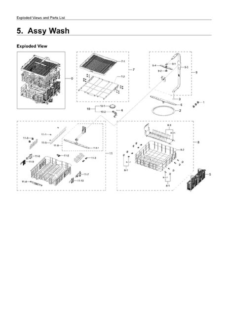 Samsung Dw80r5060usaa Replacement Parts Oem