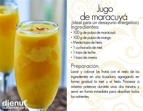 Jugo De Maracuy Este Es Ideal Para Arrancar Con Energ A El Dia