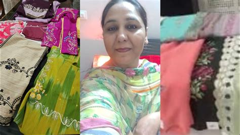 New Designs Cotton Party wear Suits ਮਨ ਕ ਹਇਆ ਮ ਐਨ ਦਨ ਤ