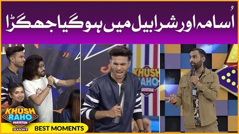 Fight Between Usama And Sharahbil Best Moments Khush Raho Pakistan